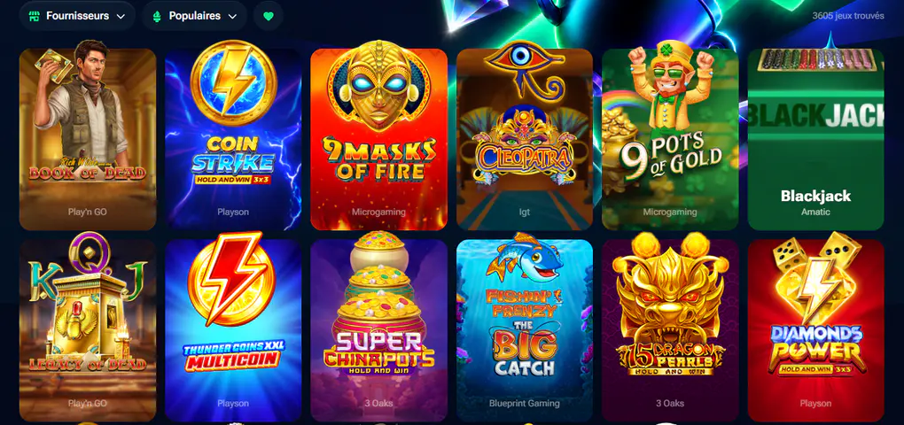 winica casino jeux